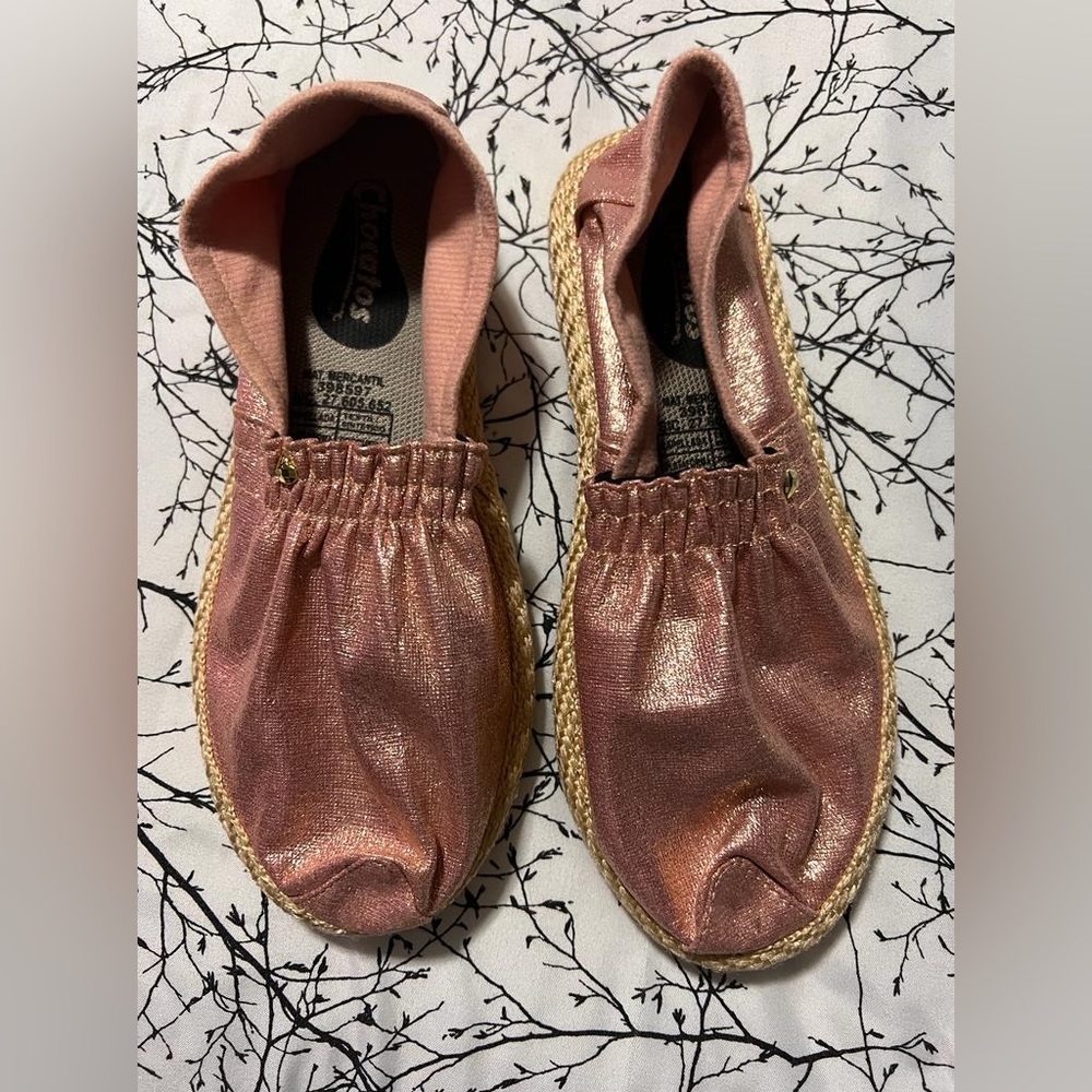 Rose Gold Slip Ons